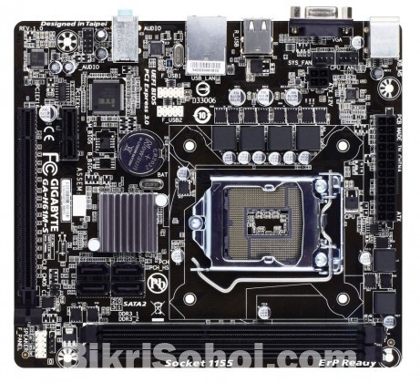 Gigabyte Genuine GA-H61M-S(Small) Intel Desktop Motherboard